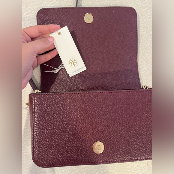 Tory Burch Women’s Purple Crossbody Shoulder Purse - Picture 7 of 12